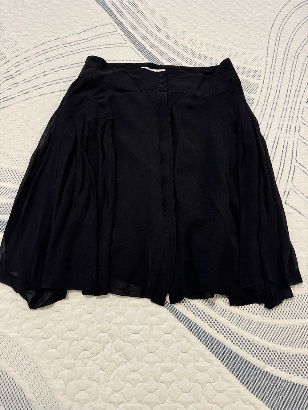 Karl Lagerfeld for H&M Black Women's Flowing Pleated Skirt